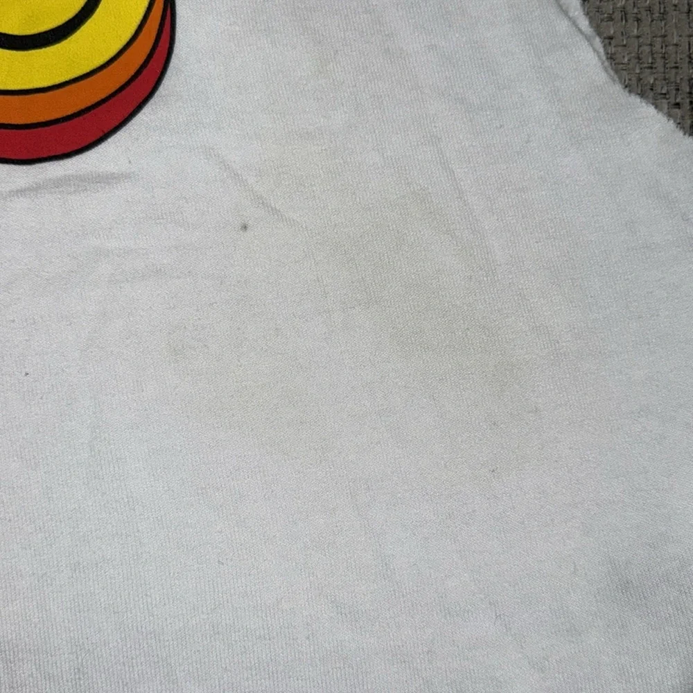 Aviator Nation Smiley Face Repeat‎ Set Shorts//Sleeveless Hoodie Size Medium - Picture 9 of 9